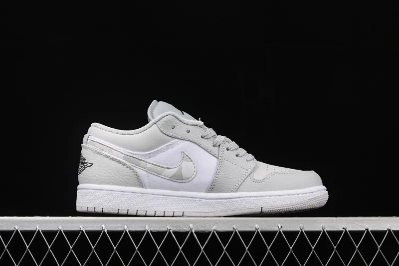 All categories Air Jordan Jordan series basketball shoes Air Jordan 1 Low Air Jordan 1 Low "White Camo" AJ1 Joe 1 low white gray camouflage DC9036-100